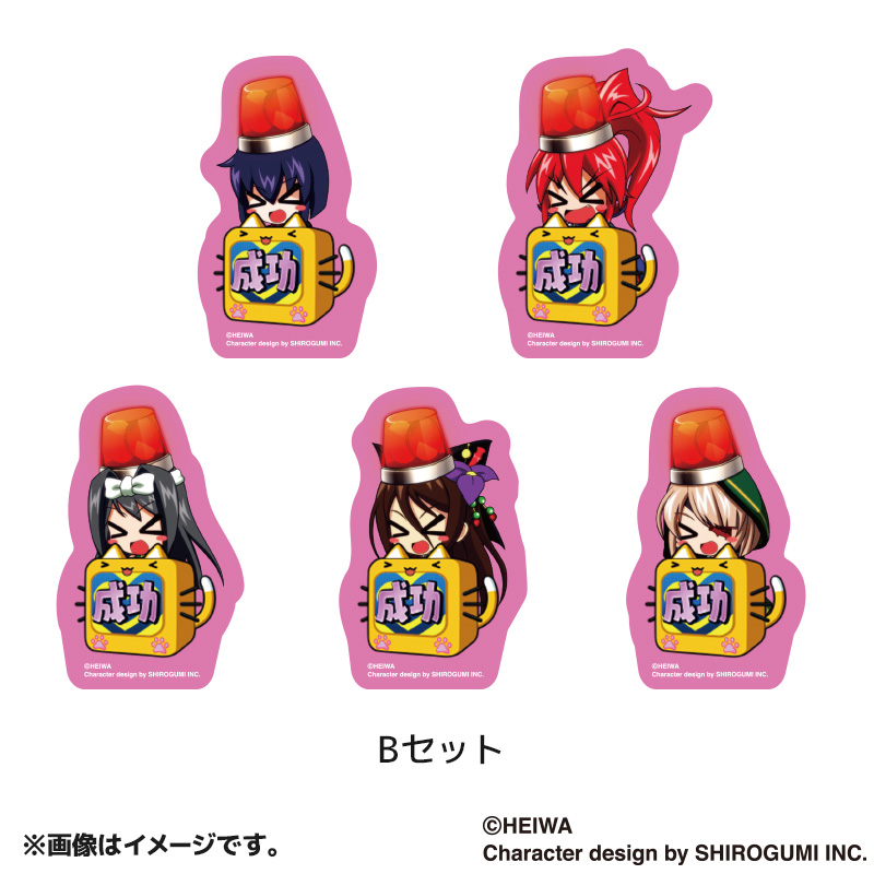 戦国乙女 きゅいんアタックダイカットステッカーセット | ぱちキャラ