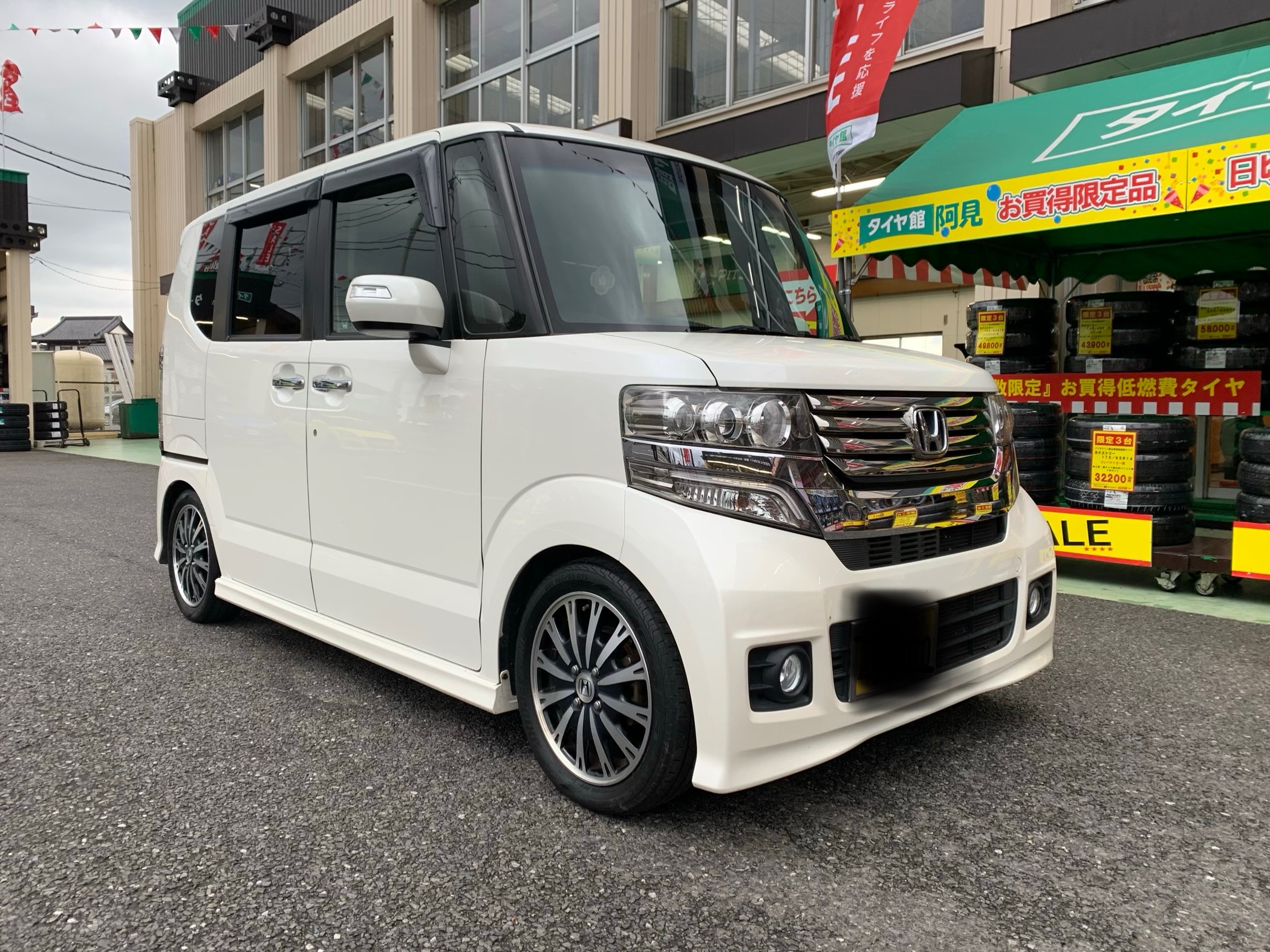 ホンダ JF1 N-BOX ダウンサス取り付け】を行いました | 店舗おススメ