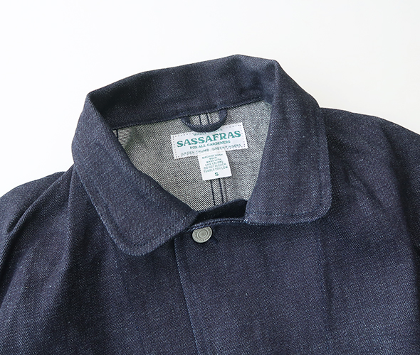 SASSAFRAS - Sprayer Jacket - 13.5oz Denim ササフラス スプレイヤー