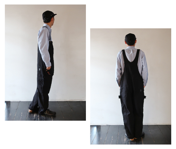 South2 West8 - Overalls - 11.5oz Cotton Canvas - BLACK サウス2