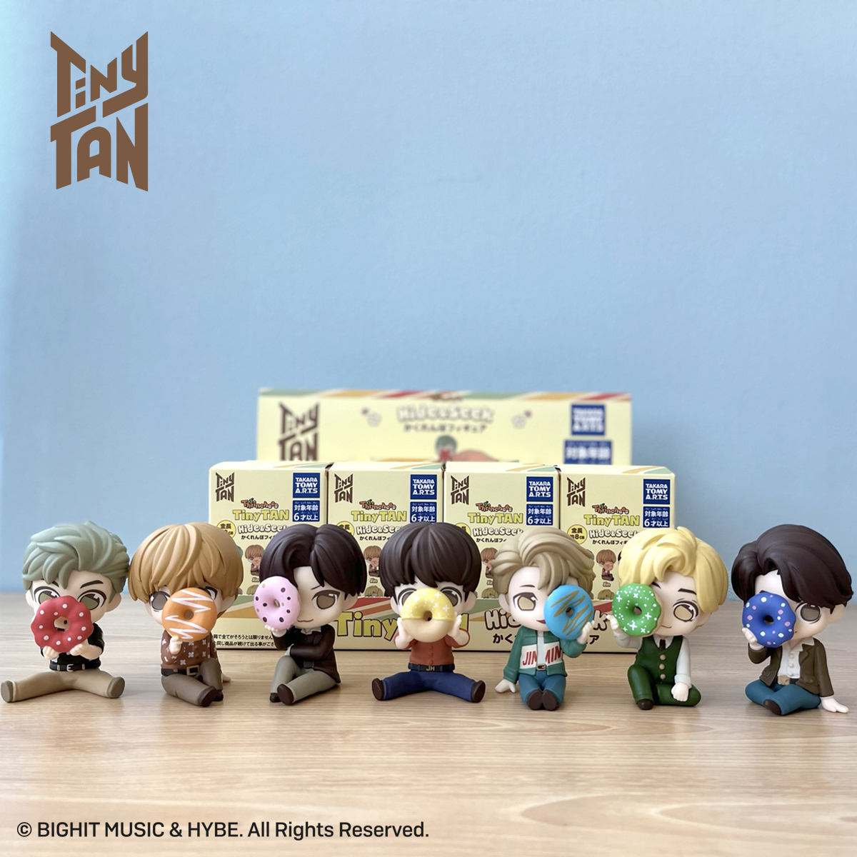 Thrinchees（すりんちーず） TinyTAN Hide＆Seek かくれんぼフィギュア