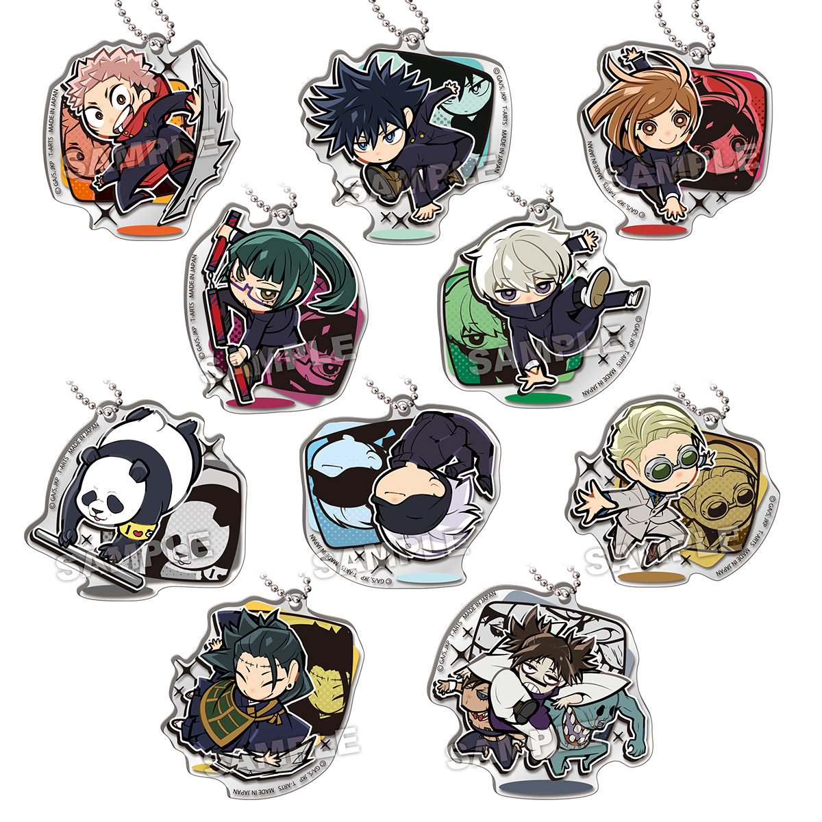 ぴょんコレ 呪術廻戦 アクロバティック アクリルキーホルダー｜商品