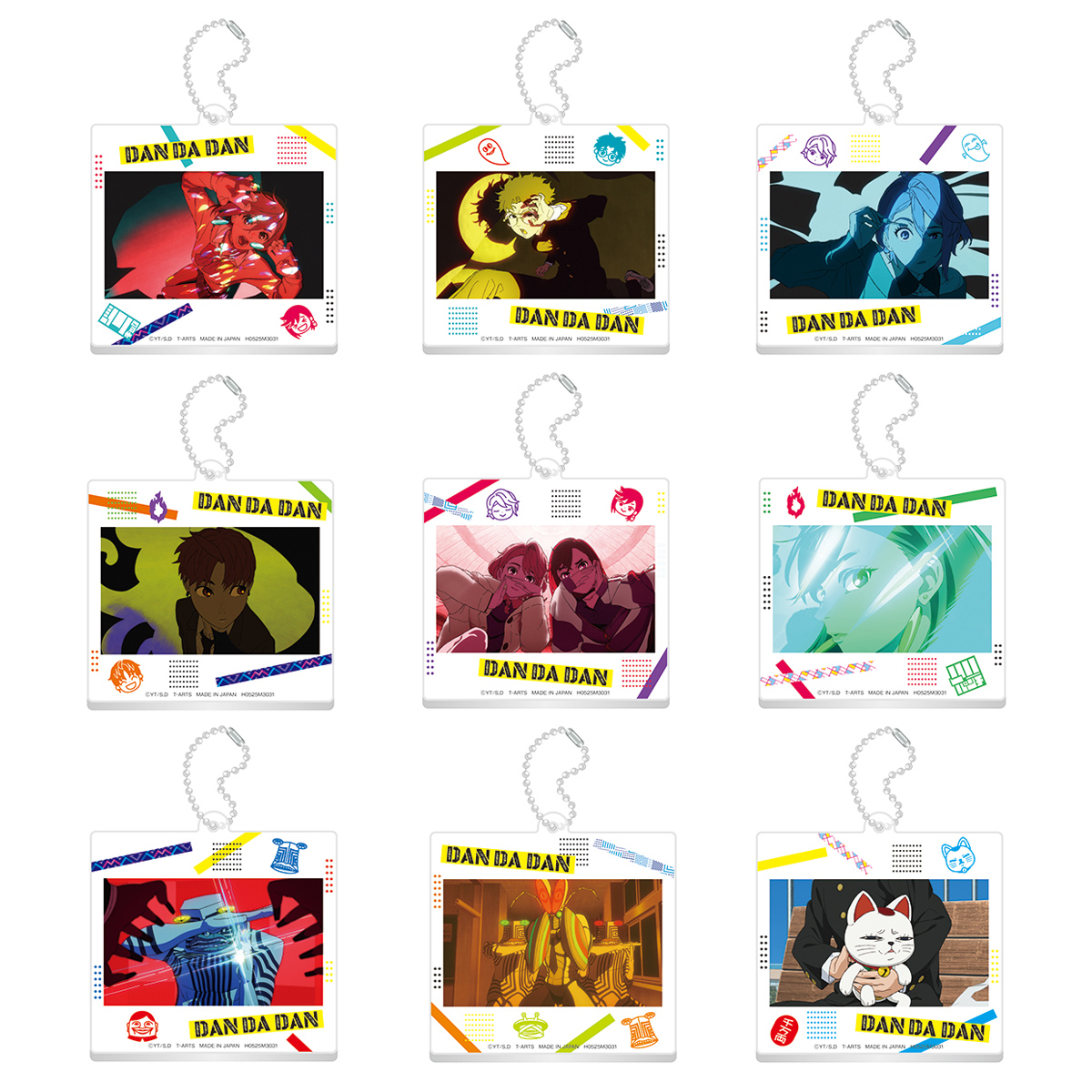 TVアニメ『ダンダダン』 場面写トレーディングアクリルキーホルダー