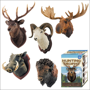 ハンティングトロフィー シークレット エゾシカ ヘラジカ ドールシープ