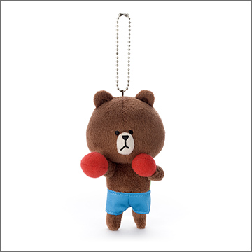 LINE CHARACTER ブラウン（ボールチェーン付） BR-1｜商品