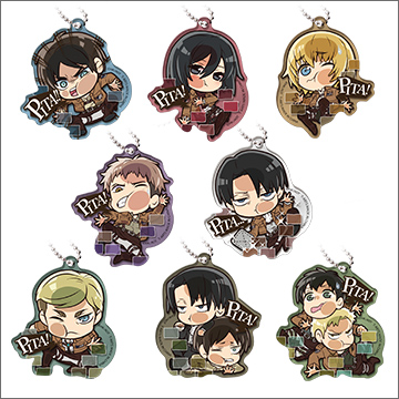 ぴた！でふぉめ 進撃の巨人 アクリルキーホルダー｜商品情報｜タカラ