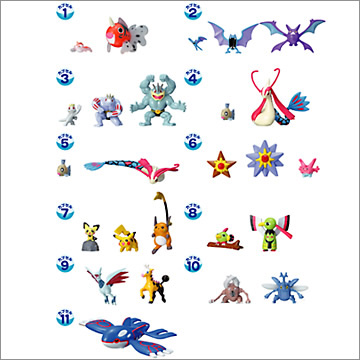ポケットモンスター 立体ポケモン図鑑 第5集｜商品情報｜タカラトミー