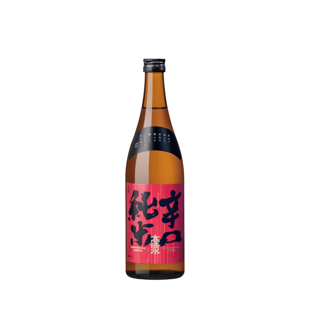 辛口純米 720ml ｜ 秋田の地酒 – 高清水 –