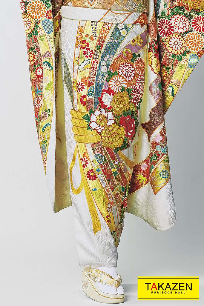 プレミアム古典 白/ゴールド(金色) 熨斗柄 高級古典 豪華 金駒繍 金彩