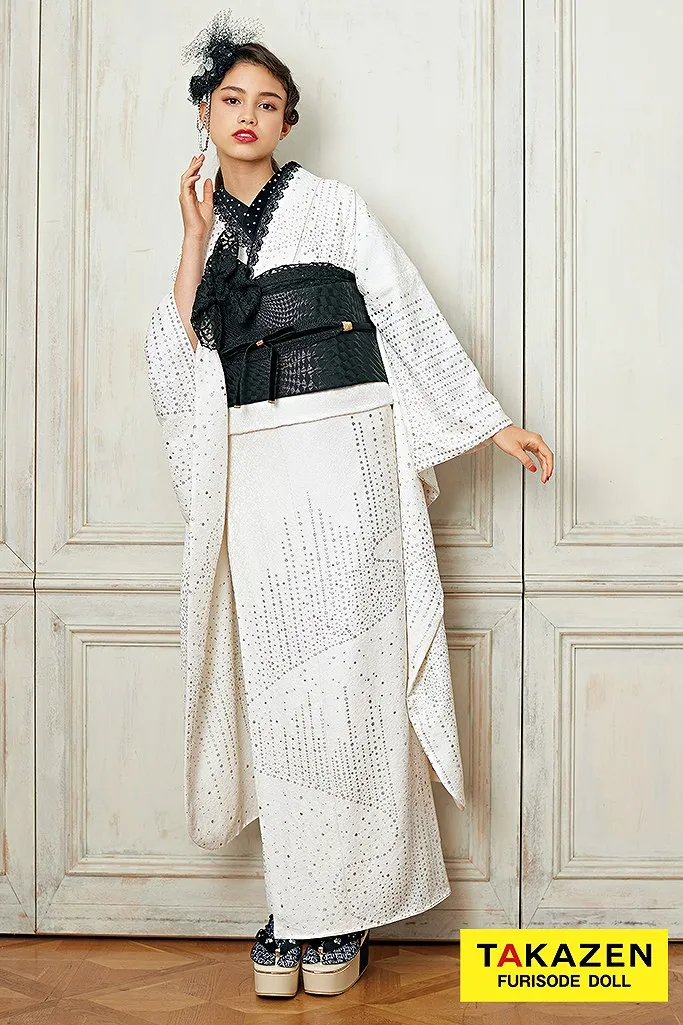 レトロ 白/ホワイト/真っ白 無地 シンプル キラキラ ラメ入り 個性的