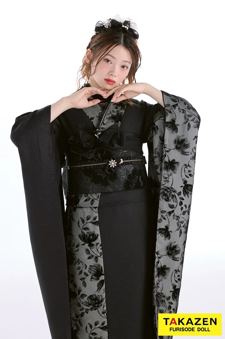 ヴィンテージスタイル エンジ/金 鶴柄/針松 かっこいい ストリート調