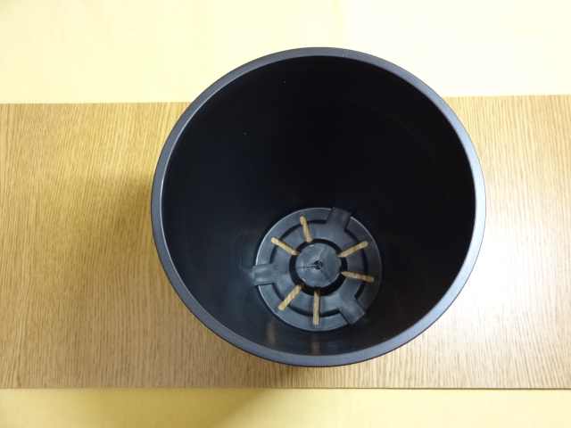 プランター/ポットの販売通販（セラアート長鉢5寸(黒)） 株式会社 原田