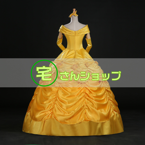 ディズニー 美女と野獣 (アニメ映画) ベル コスプレ衣装 コスチューム