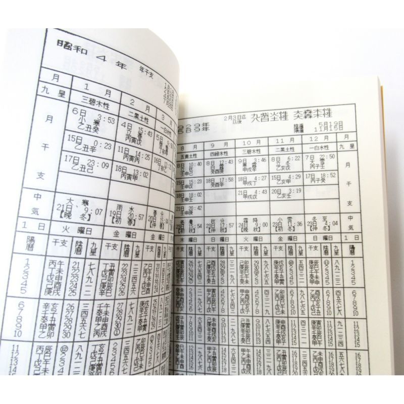 特価品]万能暦「1873年（明治6年）－2020年までの陰陽対照暦」携帯版