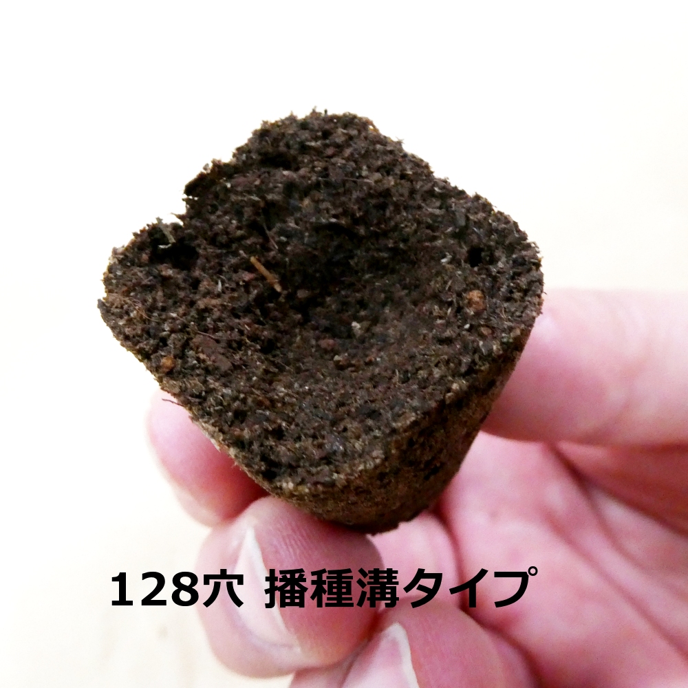 コカピー【128穴】(10枚入り)｜カネコ種苗オリジナル固化培土｜苗の