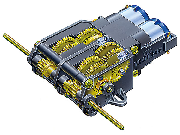 タミヤ 楽しい工作シリーズ ツインモーターギヤーボックス | タミヤ