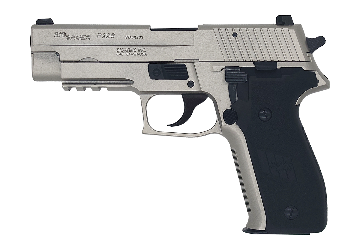 SIG P226 Railed Frame Evolution 2 “Warm Silver Coating” ALL Heavy