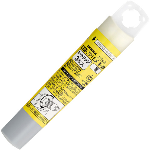 たのめーる】ゼブラ 蛍光オプテックス1・2用カートリッジ 黄 RWK8-Y 1