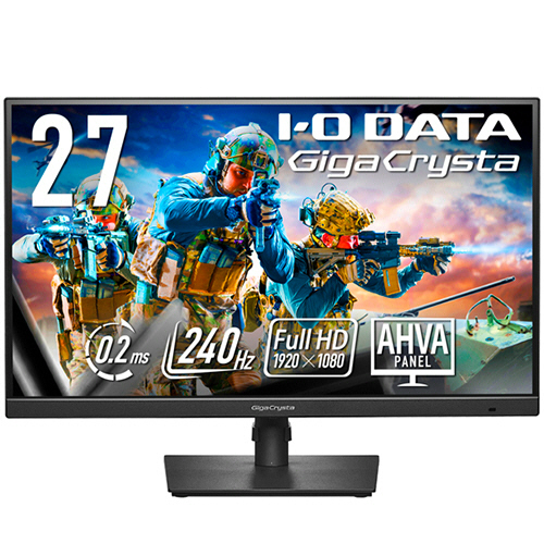 たのめーる】アイオーデータ 240Hz対応AHVAパネル採用27型ゲーミング