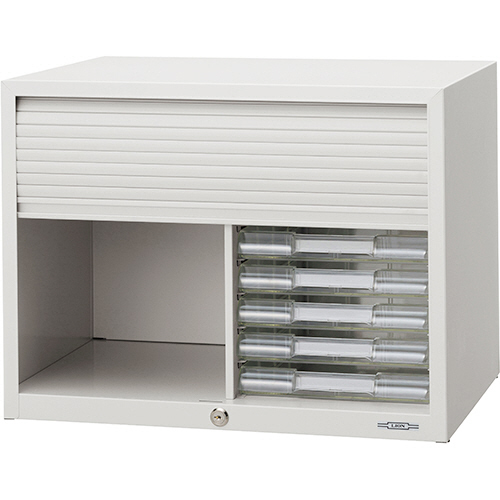 たのめーる】ライオン事務器 シャッター扉付レターケース A4タテ 7段