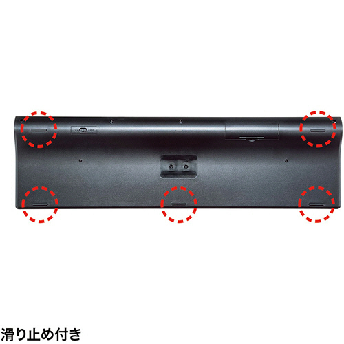 たのめーる】サンワサプライ ワイヤレススリムキーボード ブラック SKB