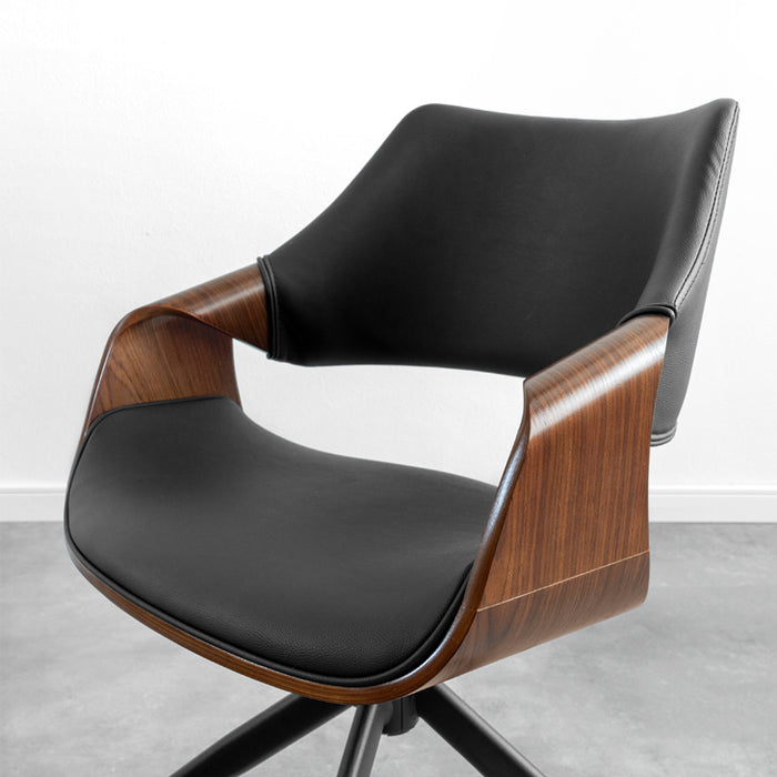 2脚セット］ 回転 ダイニングチェア 回転式 チェア 木製チェア 回転