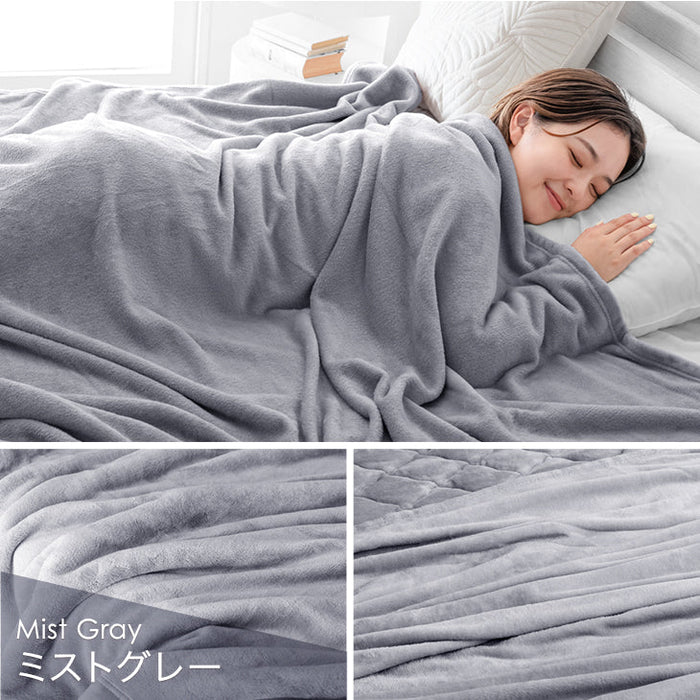 クリアランス】［ダブル］とろける肌触り 洗えるブランケット 吸湿