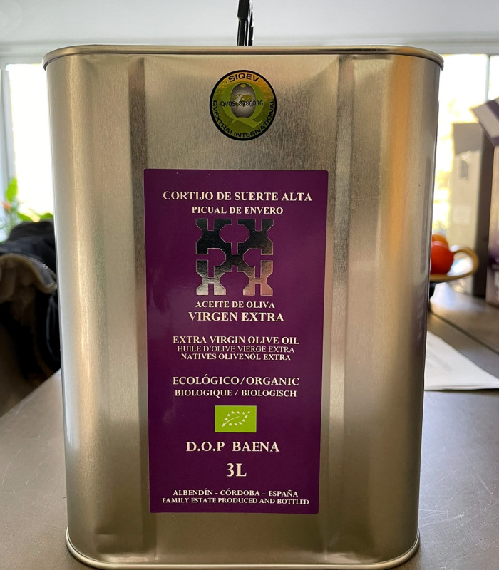 Picual Organic Extra Virgin Olive Oil - Cortijo de Suerte Alta