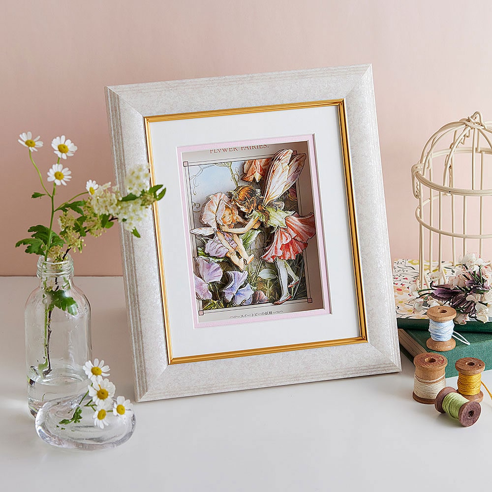 フラワーフェアリーズ シャドーボックス 赤いクローバーの妖精【溶剤