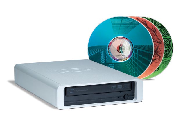 New LaCie FireWire and USB 2.0 External DVD±RW Drive with