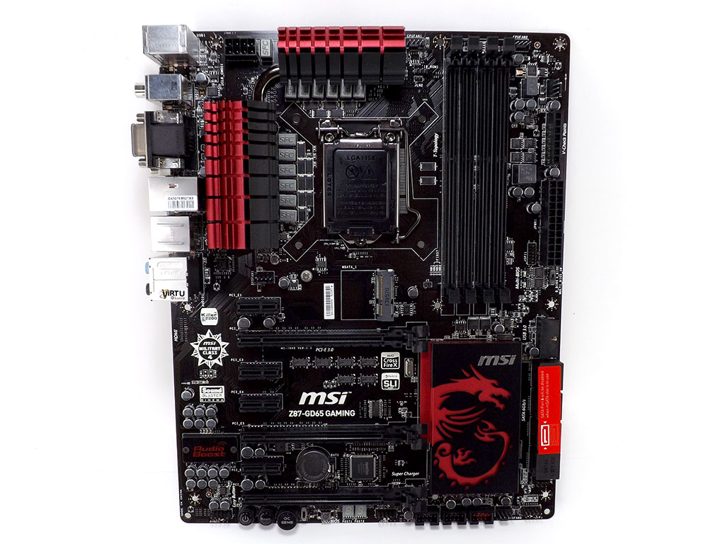 MSI Z87-GD65 GAMING (LGA 1150) Review - The Board - Layout