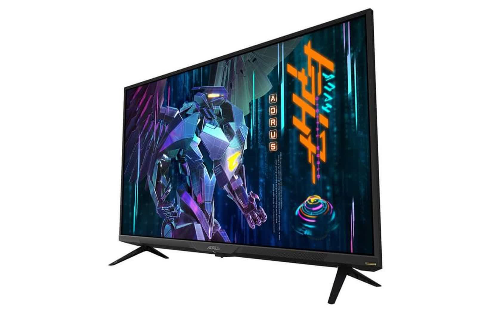 Gigabyte's Aorus FV43U gaming monitor is a 43-inch, 4K monster