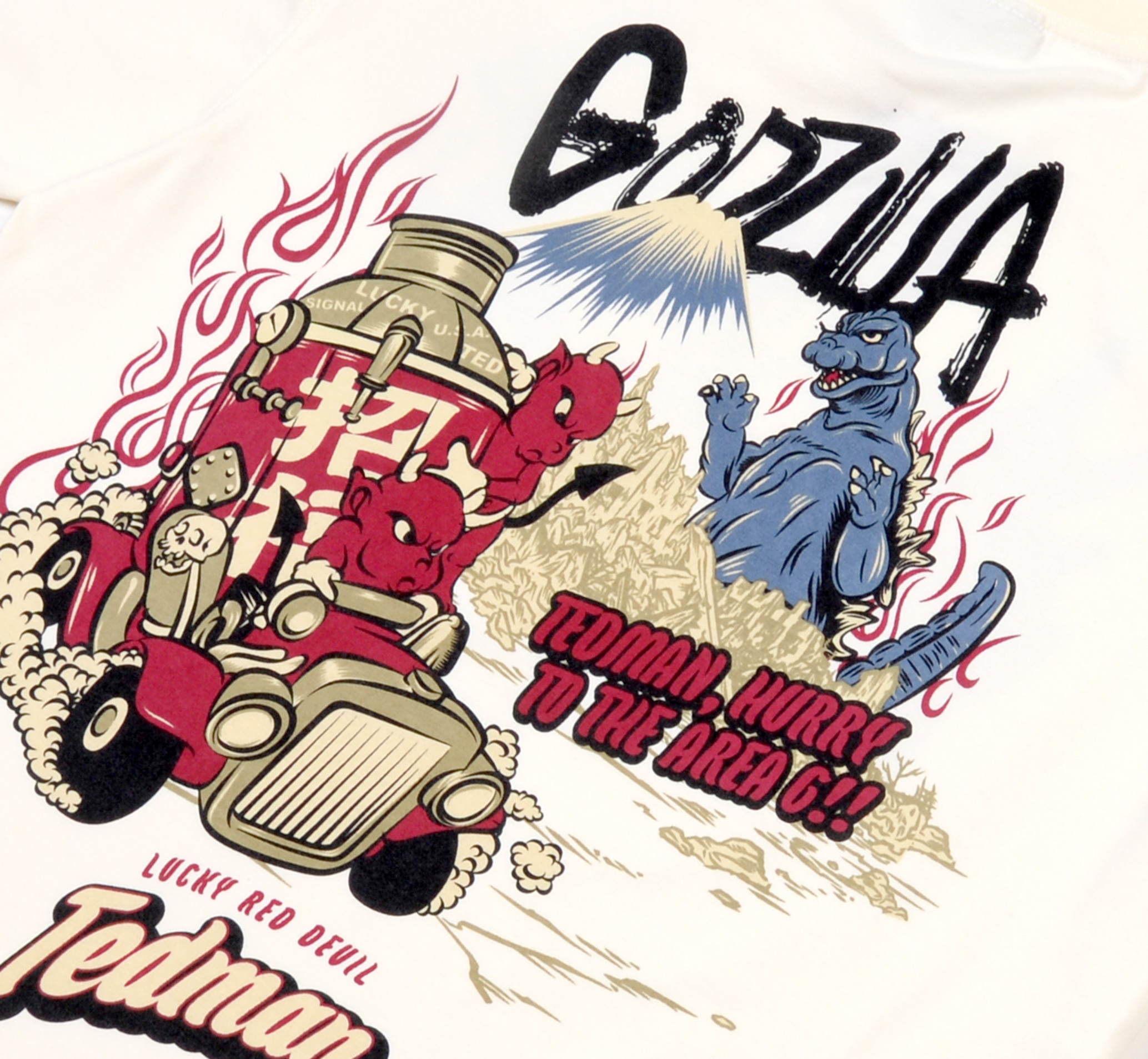 TDGZ-100| TEDMAN×GODZILLA コラボTシャツ | TEDMAN