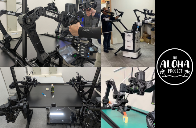 Aloha ロボットシステムのカスタマイズ・組み立て・現地設置 | 届いて