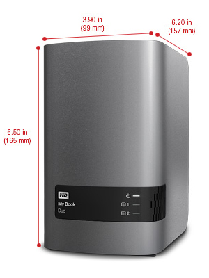Western Digital プレミアムRAIDストレージ My Book Duo｜テック