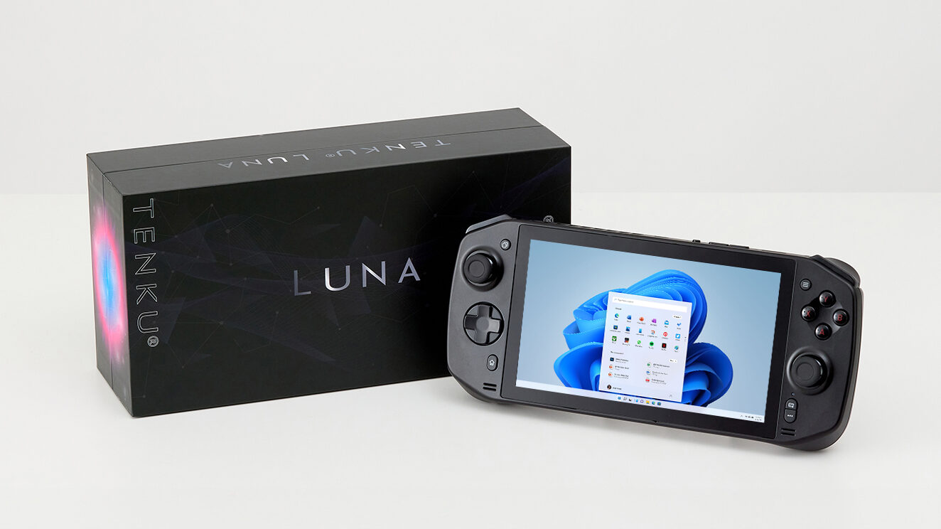 Windows 11 搭載7インチポータブルゲーミングPC「TENKU LUNA」発売