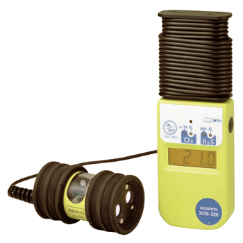 酸素・硫化水素濃度計 XOS-326 新コスモス電機| 複合型ガス検知器:試験