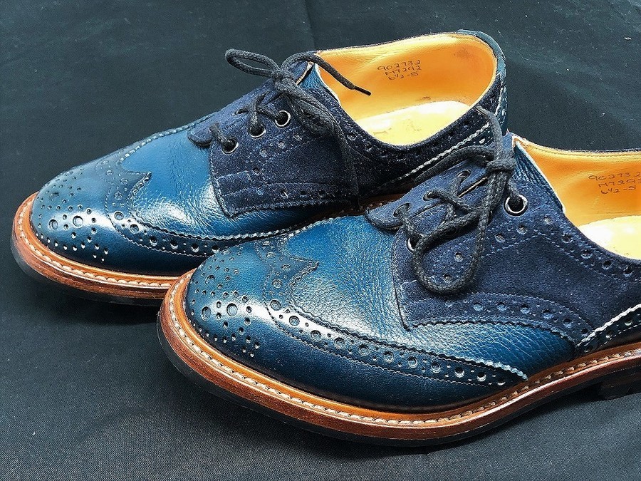 Tricker`s/トリッカーズ】ネイビーカラーのウイングチップ!![2019.05