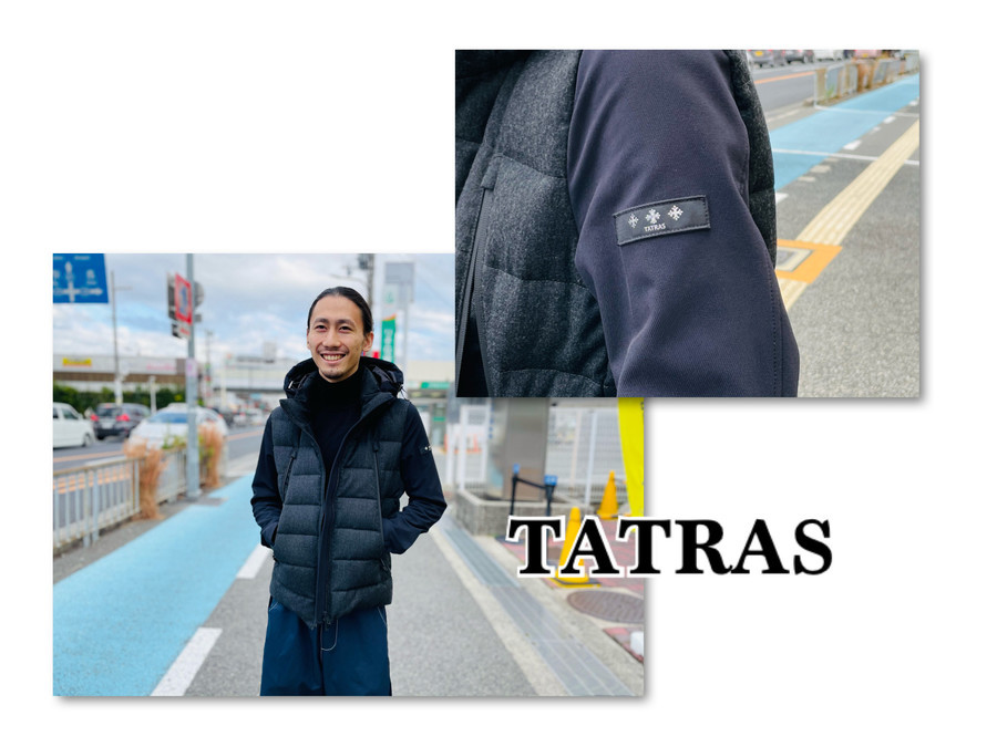 TATRAS/タトラス】切替ウールジャージーダウンジャケット SPIAZZO