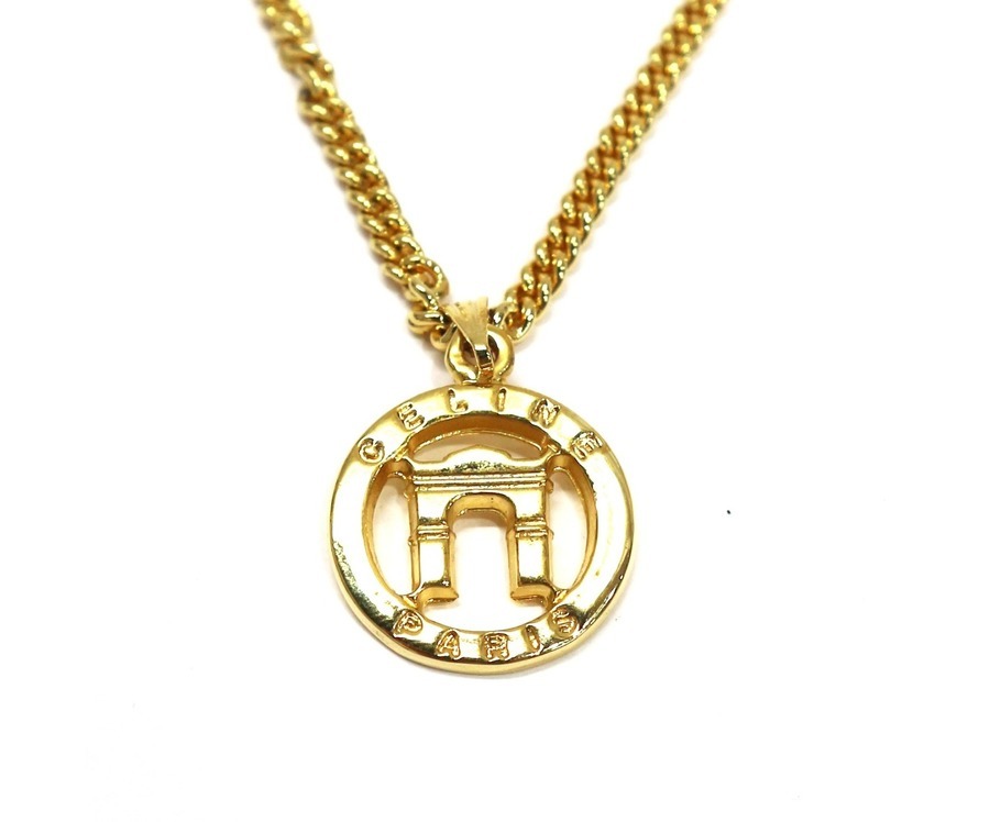 CELINE (セリーヌ) 凱旋門モチーフネックレス ・イヤリング