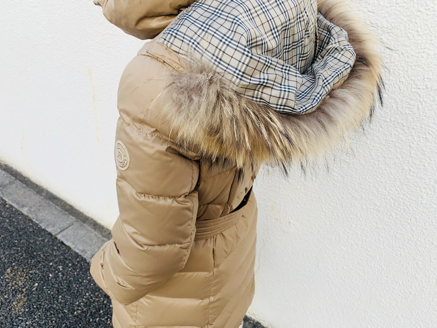 BURBERRY BLUE LABEL【バーバリーブルーレーベル】よりファーダウン