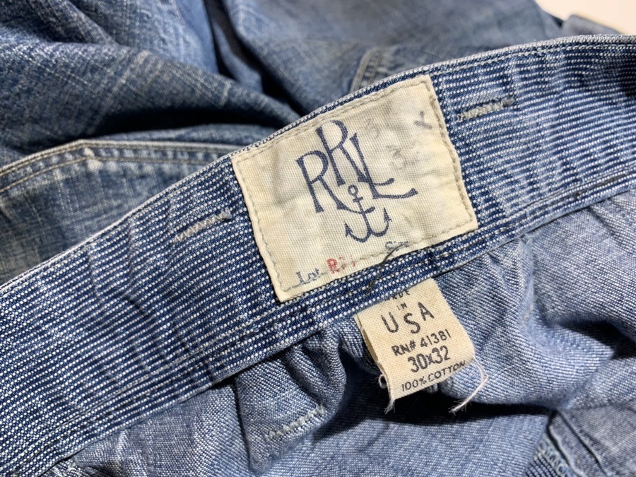 RRL/ダブルアールエル】USA製のダメージデニムをご紹介します