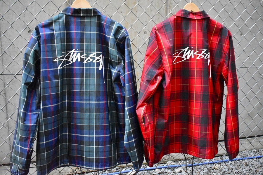 STUSSY/ステューシー】よりコーチジャケット大量入荷[2019.10.02発行