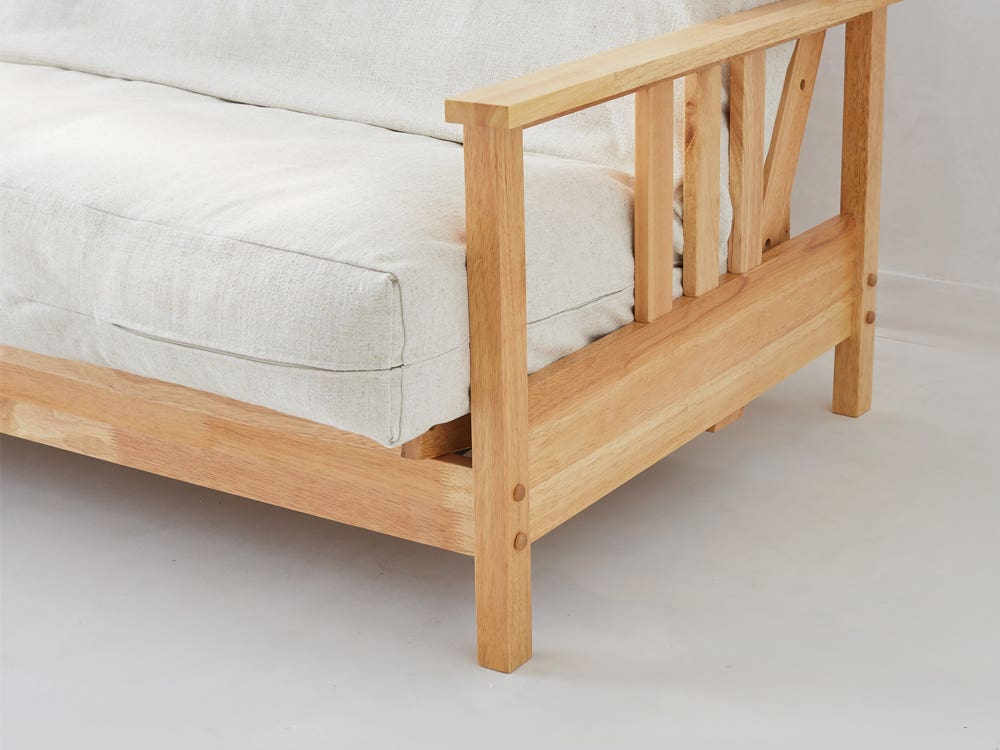 Dark Cherry Sofabed Futon | Durango Wallhugger Futon | The Futon Shop