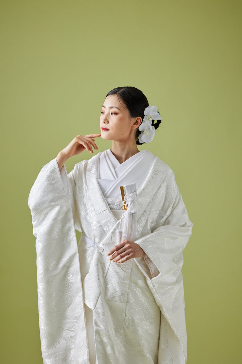 熨斗に向鶴｜白無垢・色打掛レンタルなら結婚式着物専門の【THE SHOP