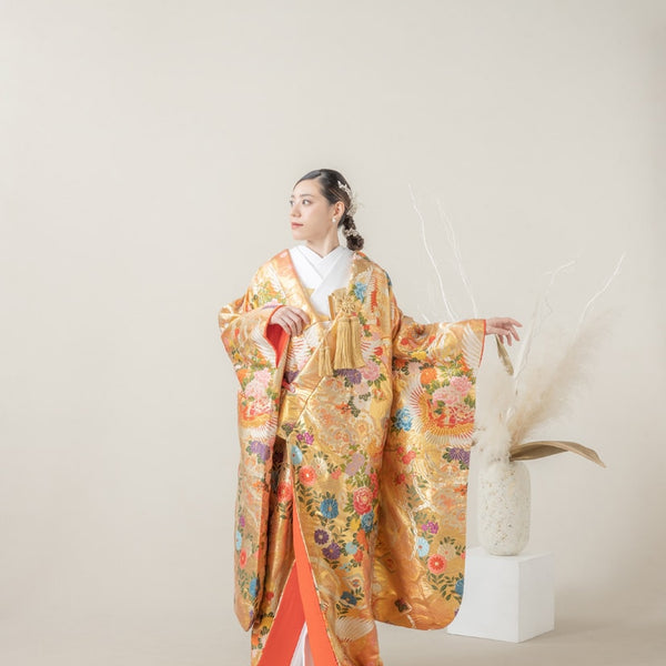 色打掛・花鳳凰｜白無垢・色打掛レンタルなら結婚式着物専門の【THE