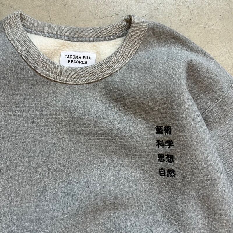 TACOMA FUJI RECORDS- 藝術科学思想自然 SWEATSHIRT - the LOCAL STORE