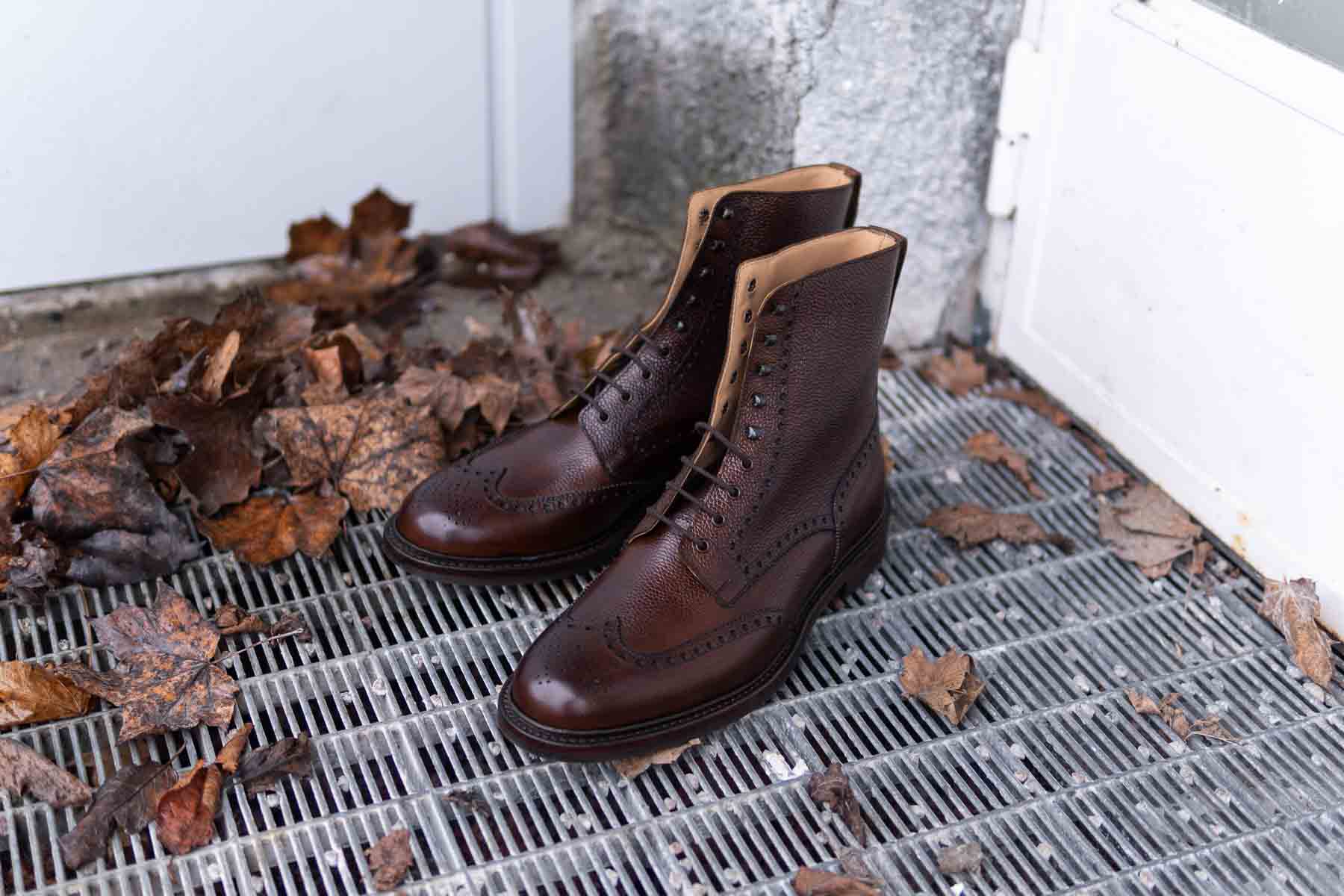 Crockett & Jones Islay In Dark Brown Scotch Grain | The Noble Shoe