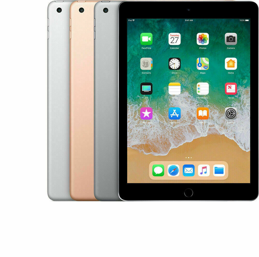 Apple iPad 6 (Model a1893) Black 32GB Wifi Normal - The Smartphone