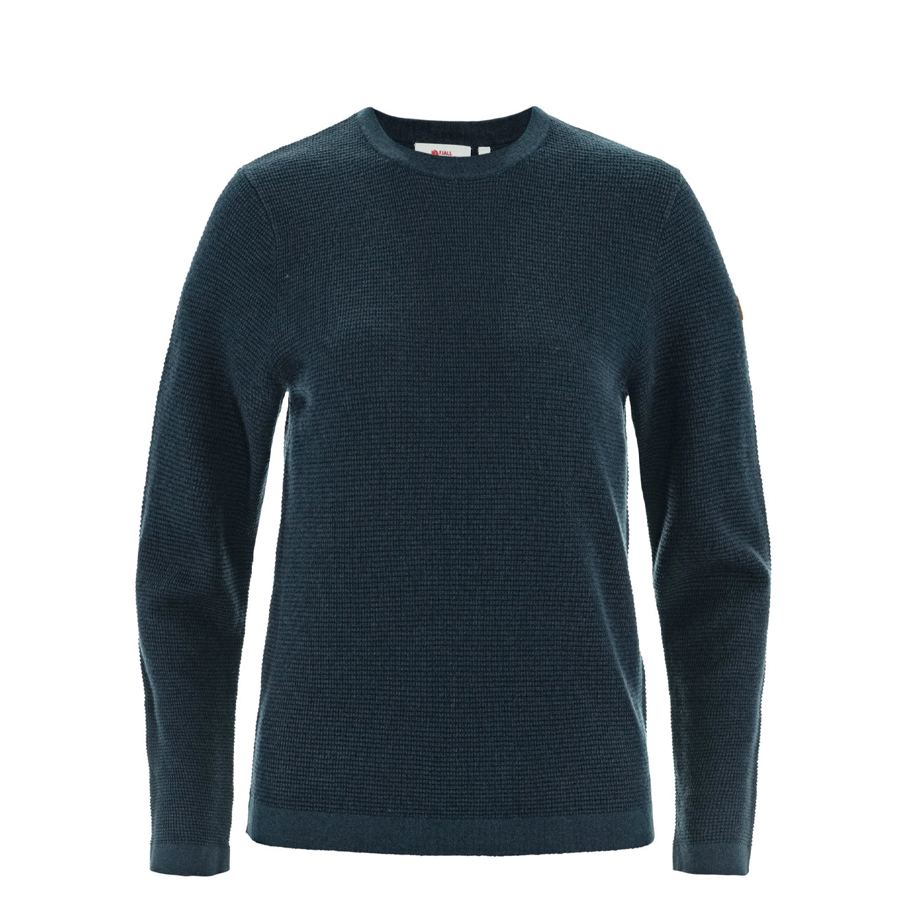 Fjallraven Womens Ovik Lite Knit Sweater Dark Navy | The Sporting